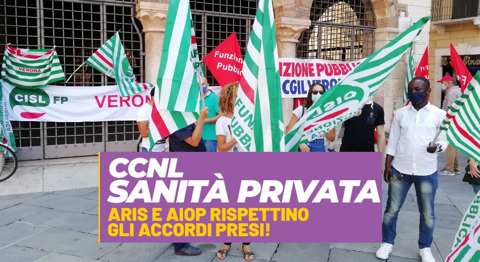 Sanità Privata: prosegue il nostro impegno per le promesse non mantenute
