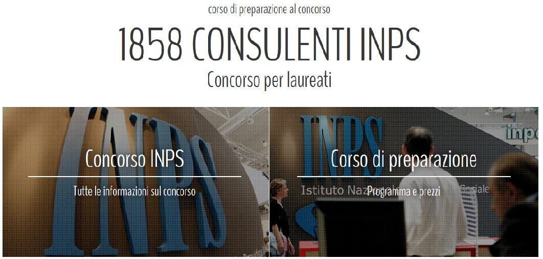 Funzioni Centrali: mega concorso INPS ecco i corsi CISL di preparazione ai concorsi Funzioni Centrali: mega concorso INPS ecco i corsi CISL di preparazione ai concorsi