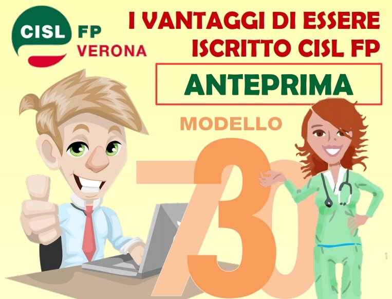 CISL FP Verona: al tuo 730 ci pensiamo noi. I vantaggi di essere iscritto.