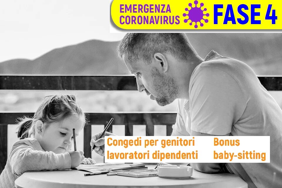 Covid 19 - Fase 4: congedi parentali e bonus baby sitting