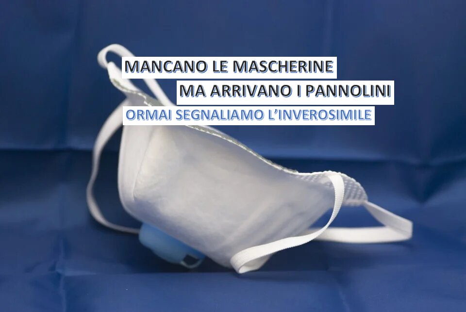 Covid 19 - Marzana: mancano le mascherine, ma arrivano i pannolini.