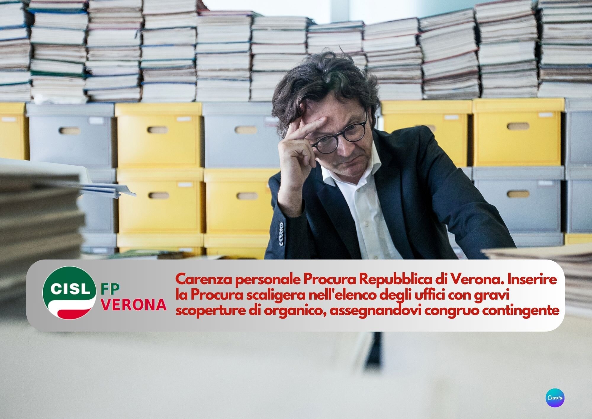 CISL FP Verona. Carenza personale Procura Repubblica di Verona. Intervento CISL FP CISL FP Verona. Carenza personale Procura Repubblica di Verona. Intervento CISL FP