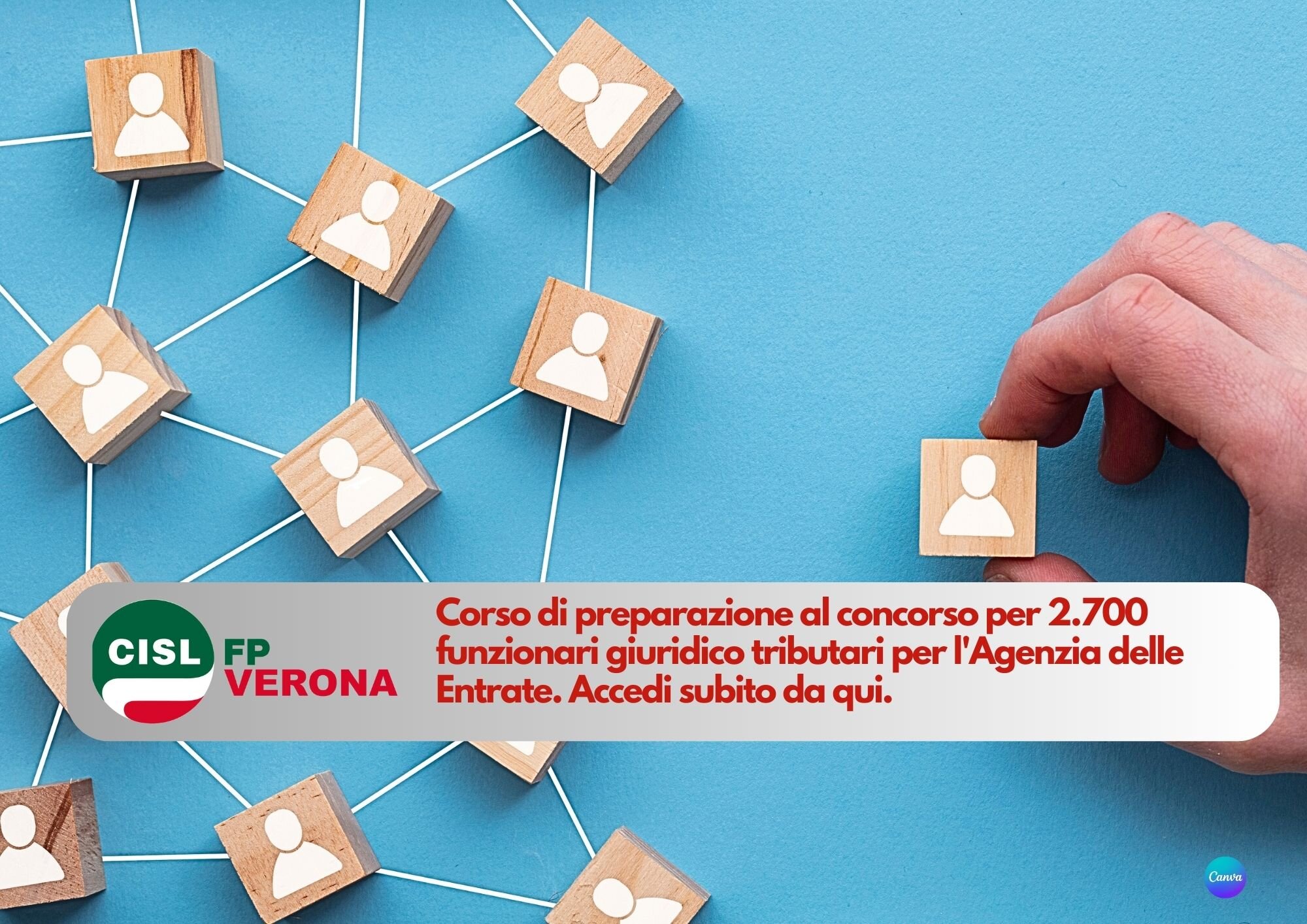 CISL FP Verona. Disponibile corso online di preparazione al concorso Agenzia delle Entrate