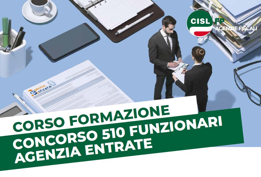 Funzioni Centrali: Corso di preparazione al Concorso per 510 Funzionari Agenzia delle Entrate