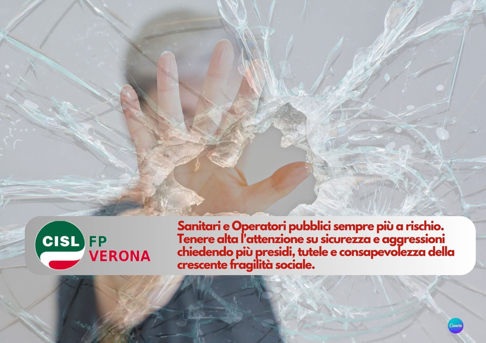CISL FP Verona. Sanitari e Operatori pubblici sempre più a rischio, servono tutele e prevenzione.