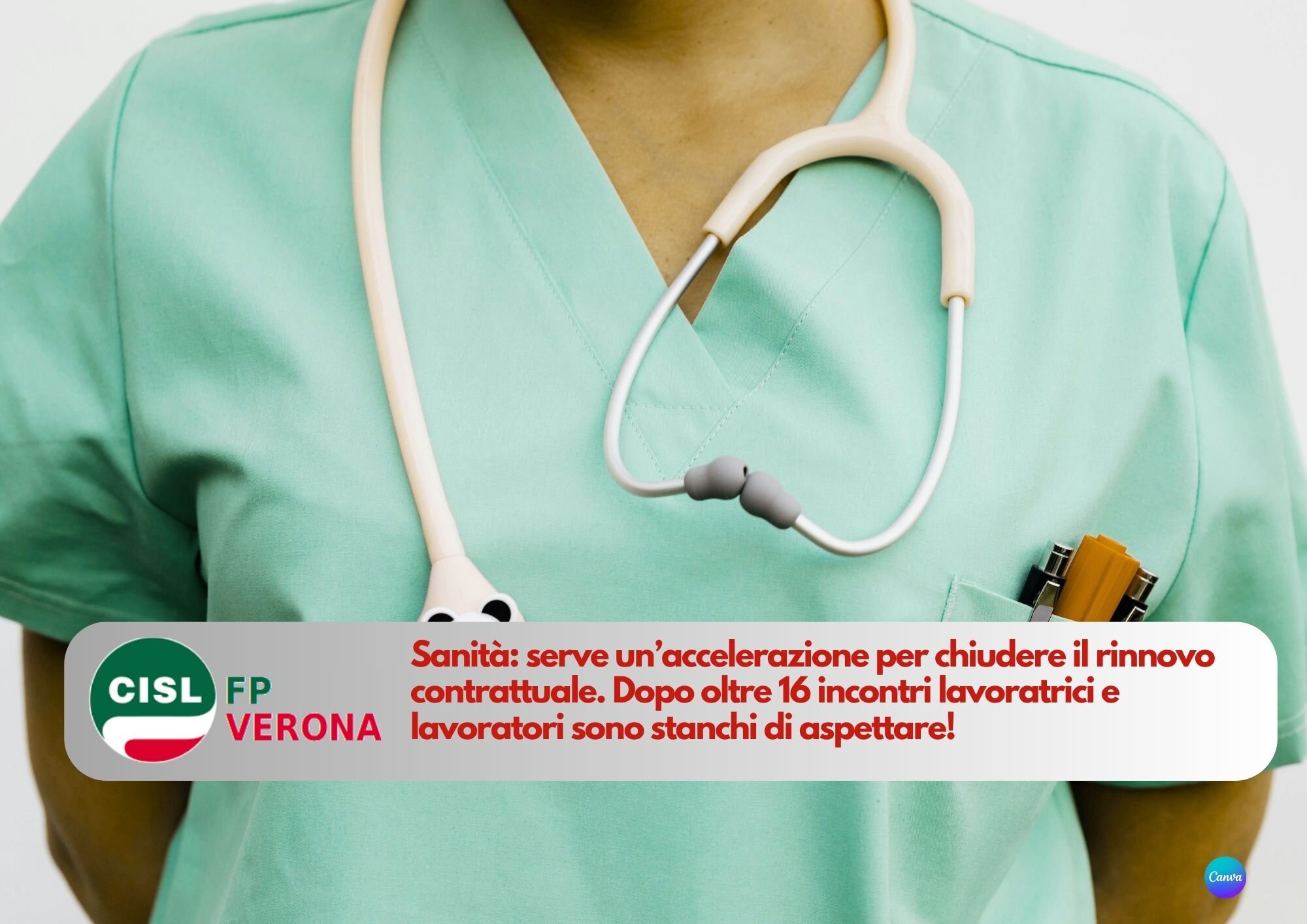 CISL FP Verona. Sanità Pubblica. Accelerare la chiusura del contratto e puntare alla conclusione positiva.