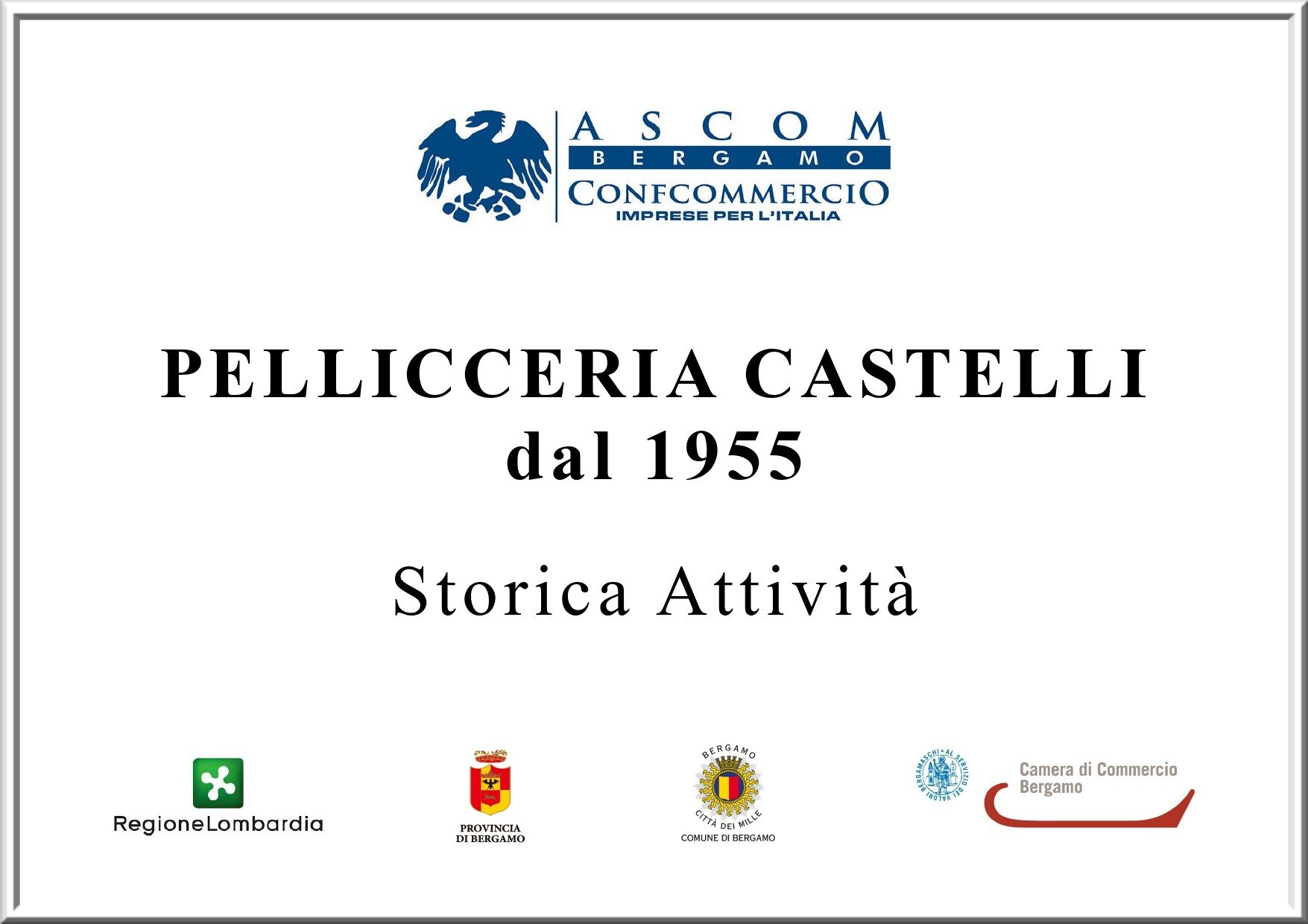 Storica attivit&agrave; ASCOM Bergamo