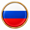 emblema lucido della bandiera russa