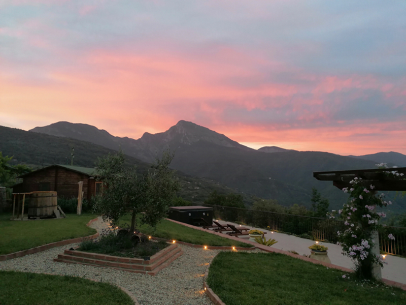 area wellness agriturismo Al Pagan a Pigna - Imperia - Liguria