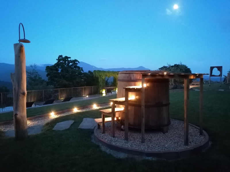 area wellness in agriturismo a Pigna - Imperia - Liguria