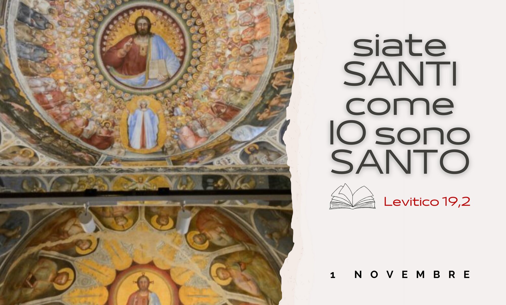 Siate santi, come Io sono Santo