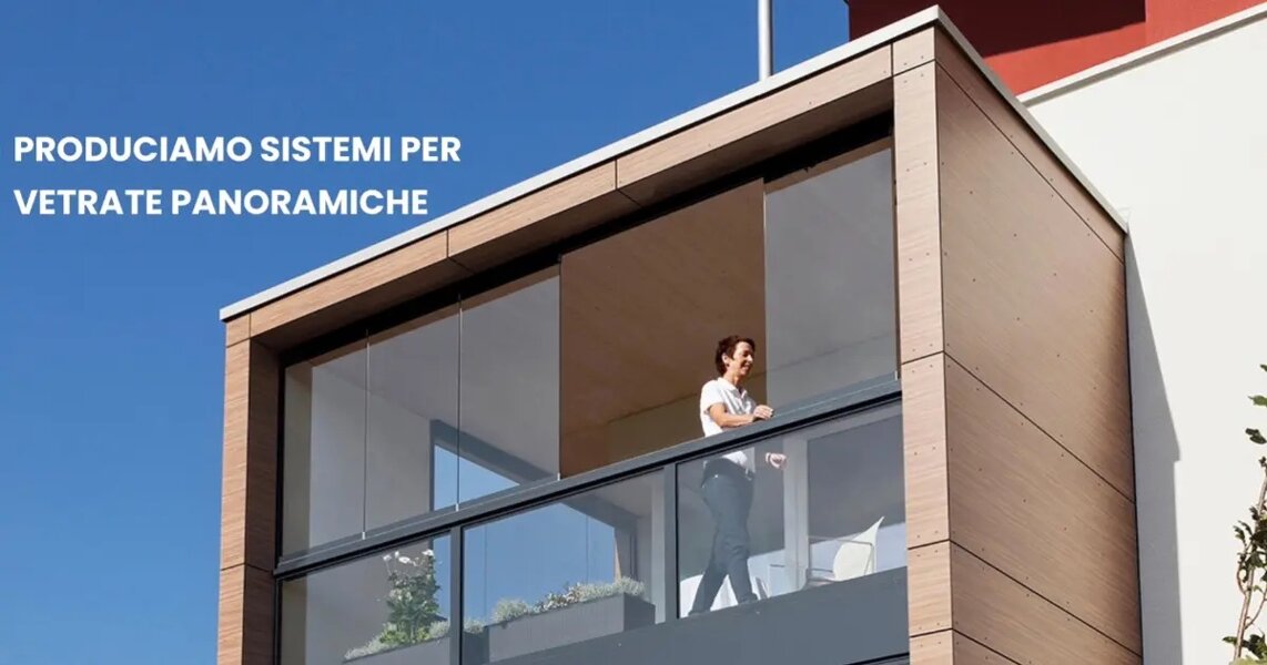 Vetrata panoramica scorrevole Vetrata panoramica scorrevole