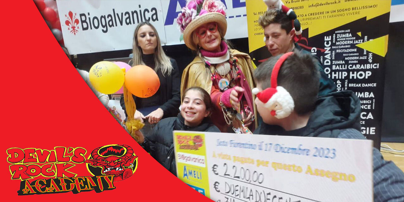 Associazione Zia Caterina e Devil's Rock Academy insieme per natale 2023 Associazione Zia Caterina e Devil's Rock Academy insieme per natale 2023