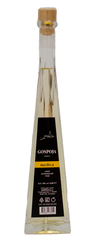 Grappa di Žlahtina arricchita con miele, 30%.