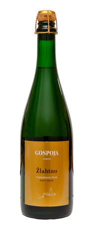 Combinazione di birra e vino Žlahtina, 5,5%.