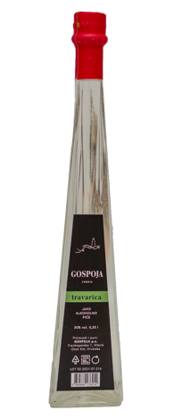 Grappa di Žlahtina arricchita con varie erbe, 30%.