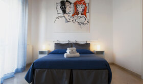 Suite Blu camera quadrupla bed and breakfast Trapani La Casa di Paola