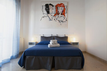 Suite Blu camera quadrupla bed and breakfast Trapani La Casa di Paola Suite Blu camera quadrupla bed and breakfast Trapani La Casa di Paola