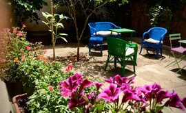 Giardino interno b&b Trapani La casa di Paola Giardino interno B&B La Casa