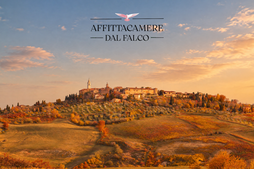 paesaggio autunnale con colori