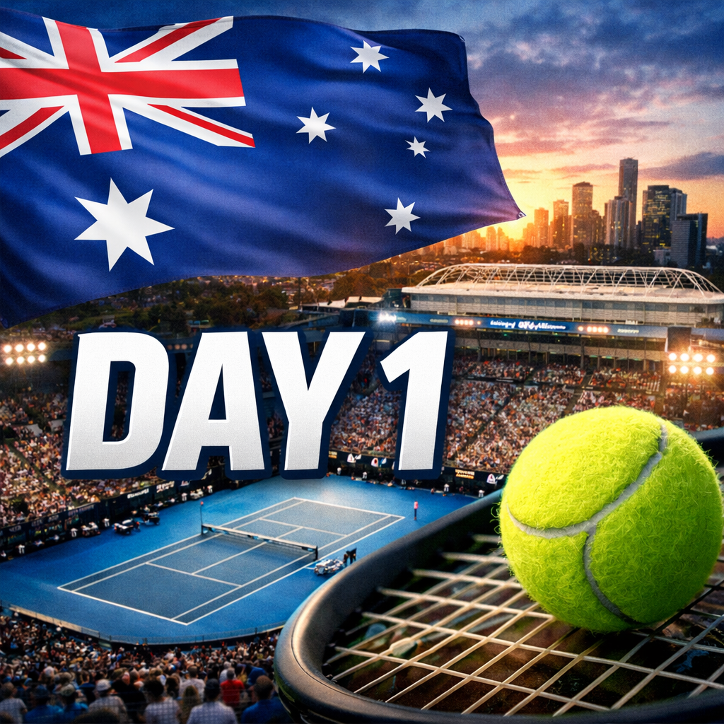 Day 1 Australian Open 2026