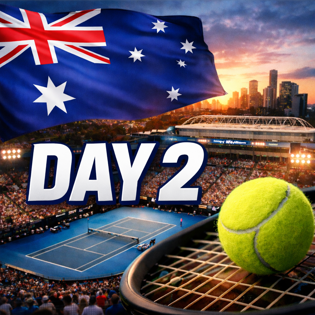 Day 2 Australian Open 2026