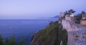 Portoferraio's historic center. Elba Island. Viewpoint above 