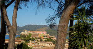 Portoferraio's historic center. Elba Island. Overview