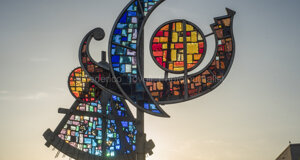 Historic center of Portoferraio, La Calata. Waterfront. Artwork. Italo Bolano.