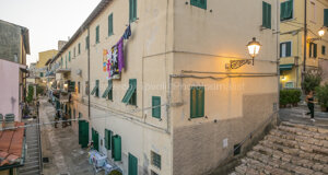 Portoferraio's historic center. Elba Island
