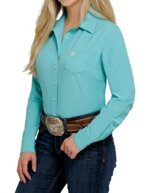 camicia-donna-arenaflex-turchese