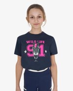 t-shirt-blu-navy-logo-fucsia