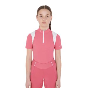polo-in-tessuto-tecnico-bimba-mezza-manica-zip
