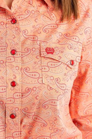 camicia-donna-fantasia-arancione