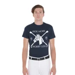 t-shirt-uomo-con-stampa-equestre