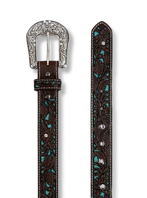 cintura-donna-floreale-con-strass-completa-di-fibbia