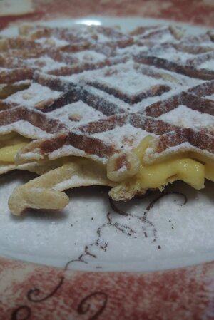 coperchiole con crema allo zafferano