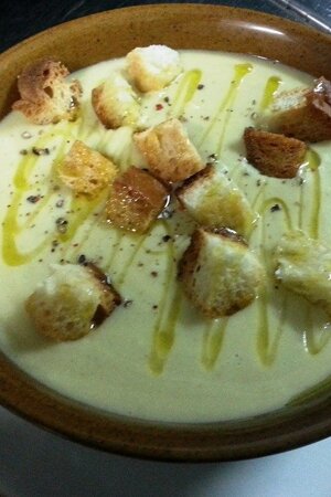 Vellutata con crostini