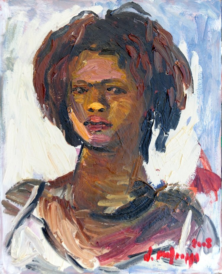 ragazza-di-colore-2008-40x50