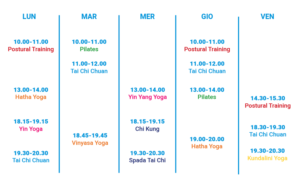 calendario corsi
