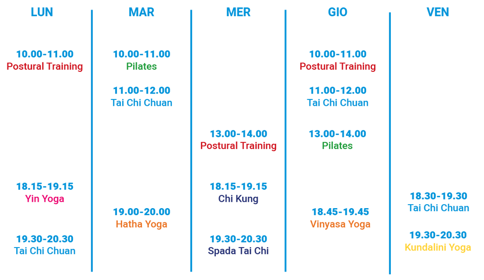 calendario corsi calendario corsi