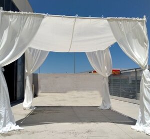 Gazebo per matrimoni 3 x 3 mt