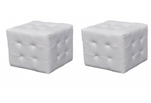 Pouf di dimensione 29 x 29 cm in eco pelle