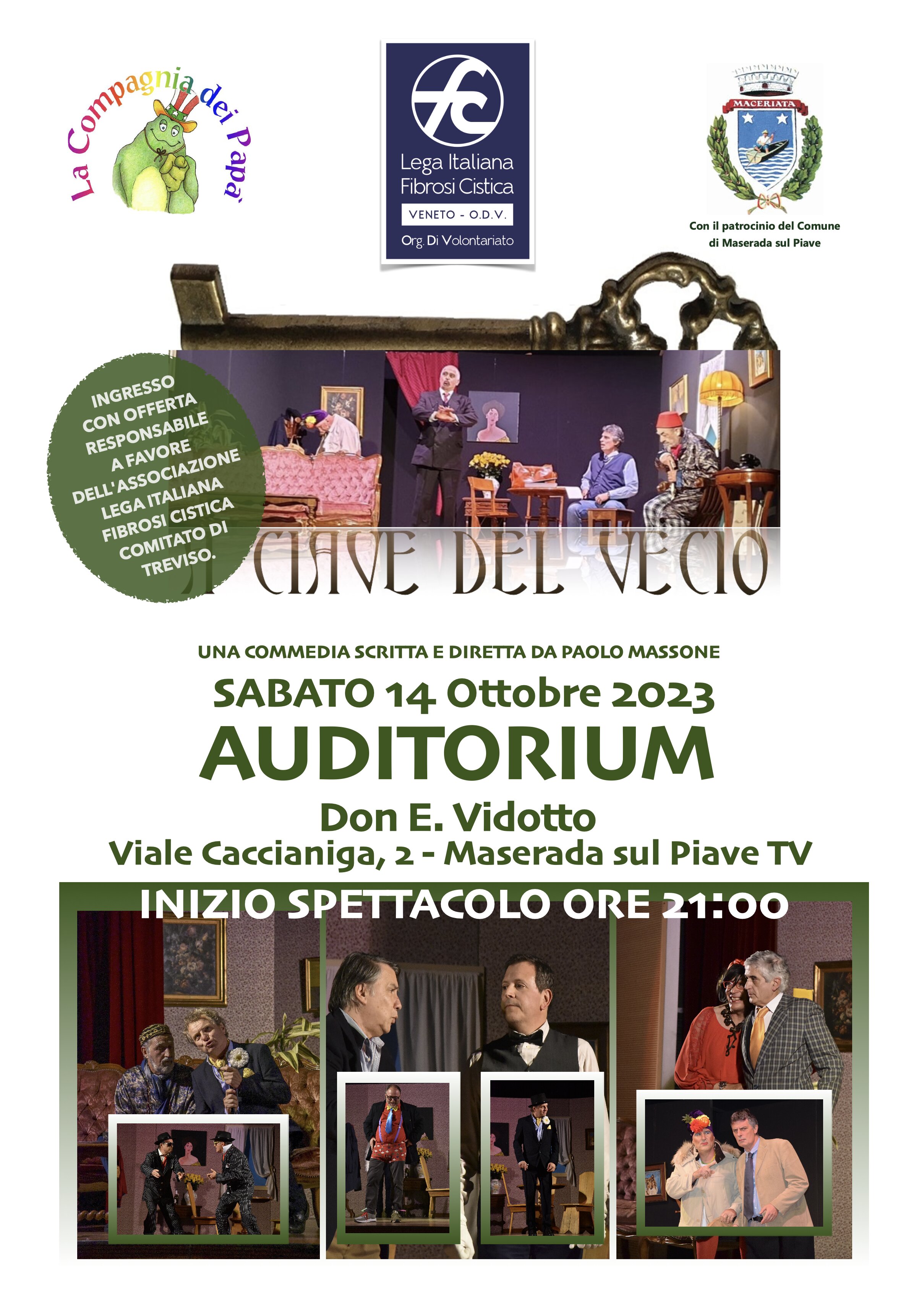 ULTIMO CICLO DI SPETTACOLI PER LA COMPAGNIA DEI PAPA'