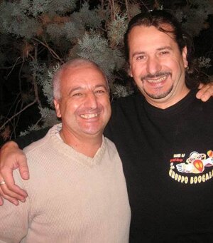 Io con Piero Boogaloo
