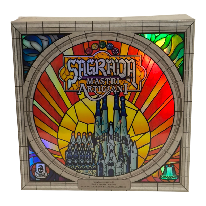 Scatola del gioco da tavolo Sagrada Maestri Artigiani Edizione Italiana