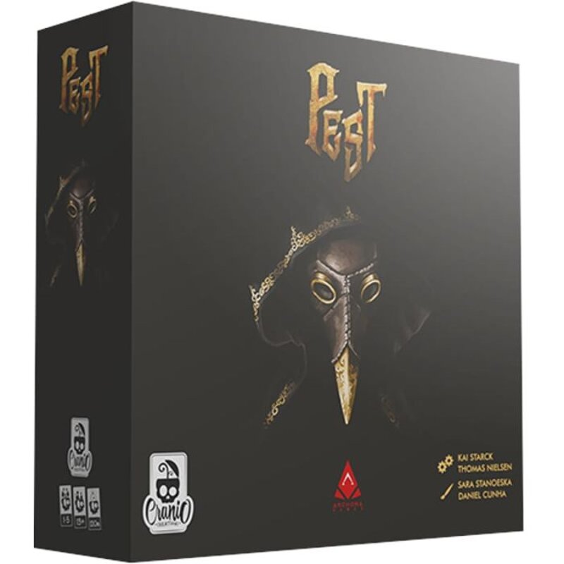 Scatola del gioco da tavolo Pest Edizione Italiana Cranio Creations