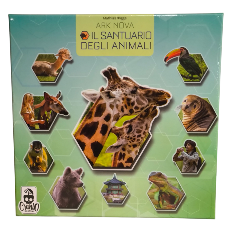 Scatola del gioco da tavolo Ark Nova Il Santuario degli Animali Edizione Italiana