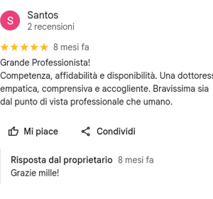 Dott.ssa Roseli empatica e affidabile Dentista Brasiliana a Roma