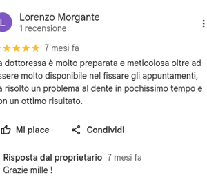 Dott.ssa Roseli preparata e meticolosa Dentista Brasiliana a Roma